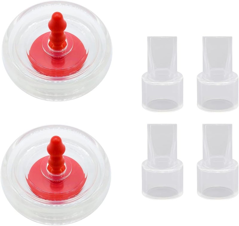 weirical Manual Breast Pumps Parts Silicone Diaphragm&Duckbill Valve Compatible with Lansinoh Breast Pumps Replace Lansinoh Pump Parts/Accessories Use with Manual - Image 1